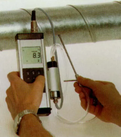 Pressure drop in a duct